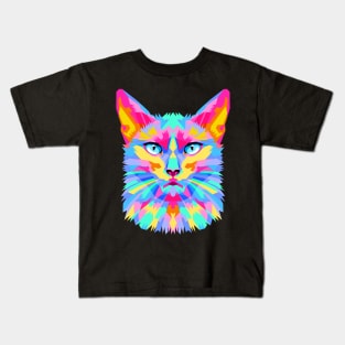 colorful cat Kids T-Shirt
